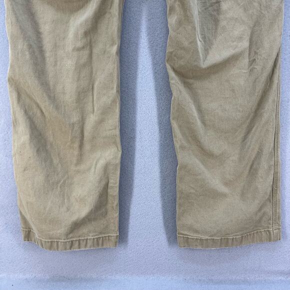 Carhartt Khaki Pants Men's 38x32 Tan Relaxed Fit Straight Leg Work Heavy Duty - Picture 13 of 16